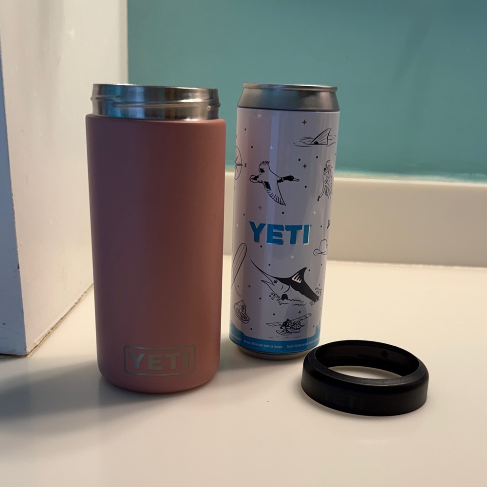 Yeti Pink Rambler Colster Can Insulator - Picture 4 of 5